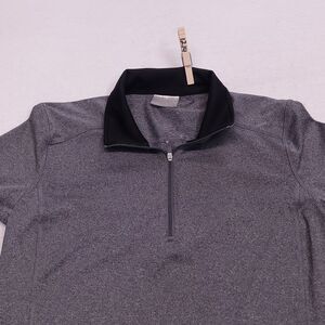 Danskin Now Zip Up Pullover Long Sleeve Jacket Womens Size Small S Gray Black